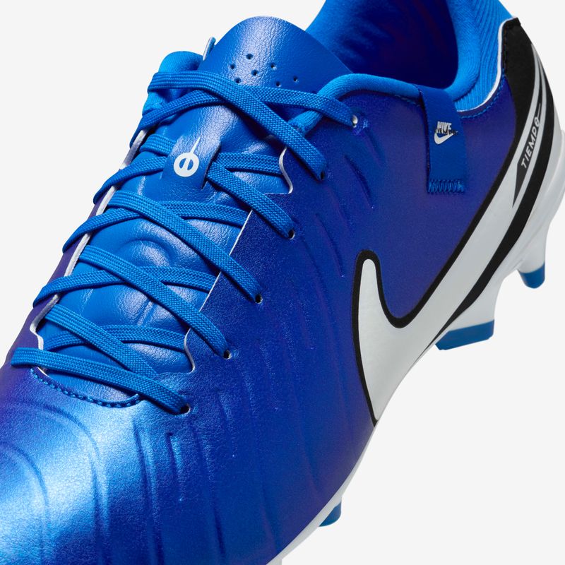 Nike tiempo blanco azul best sale